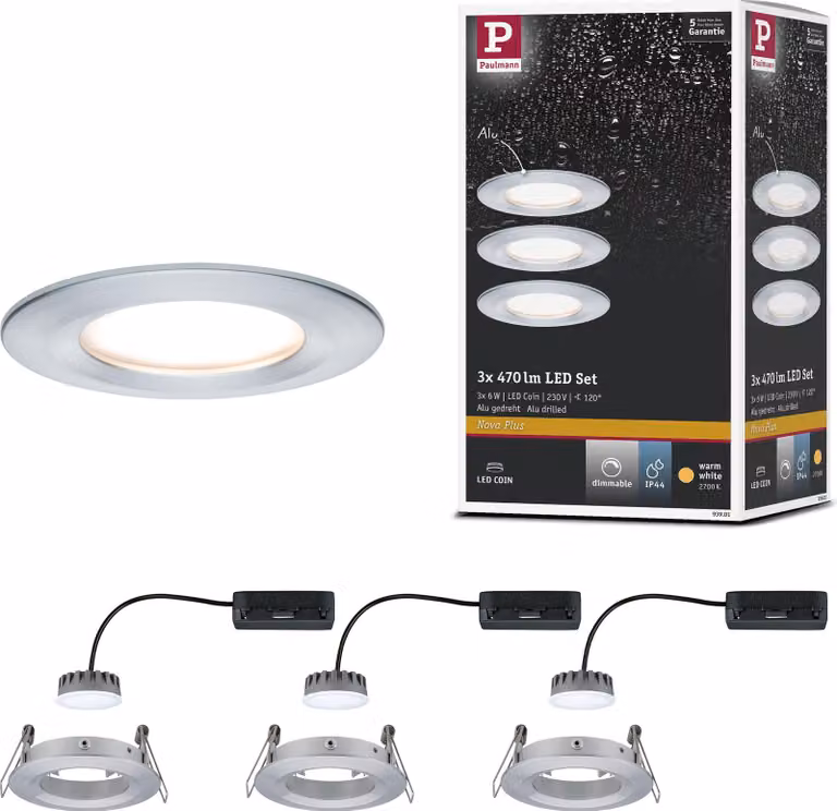 Paulmann Luce da incasso a LED Nova Plus set base rigido