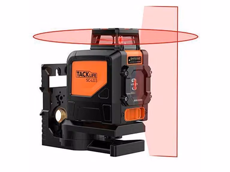Proiettore laser a linee SC-L03, laser a linee incrociate, 30 m, ±3mm/10m, IP54