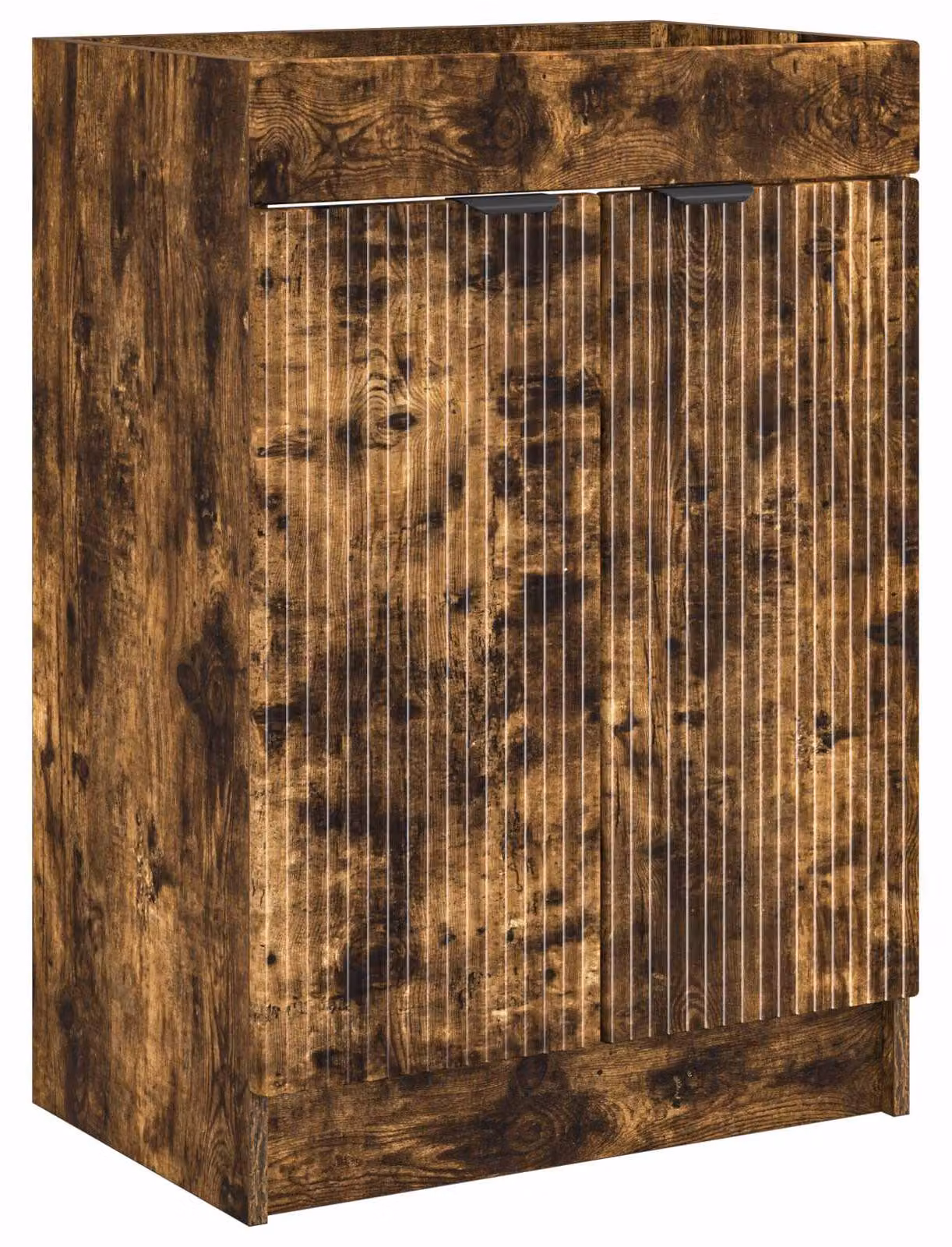 Mobiletto da bagno sotto il lavello Rovere Fumo