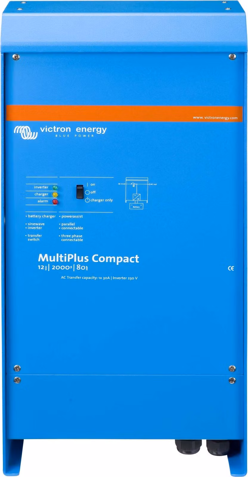 Victron MultiPlus C 12/2000/80-30 12V 230V 1600W 4000W inverter 80A caricatore