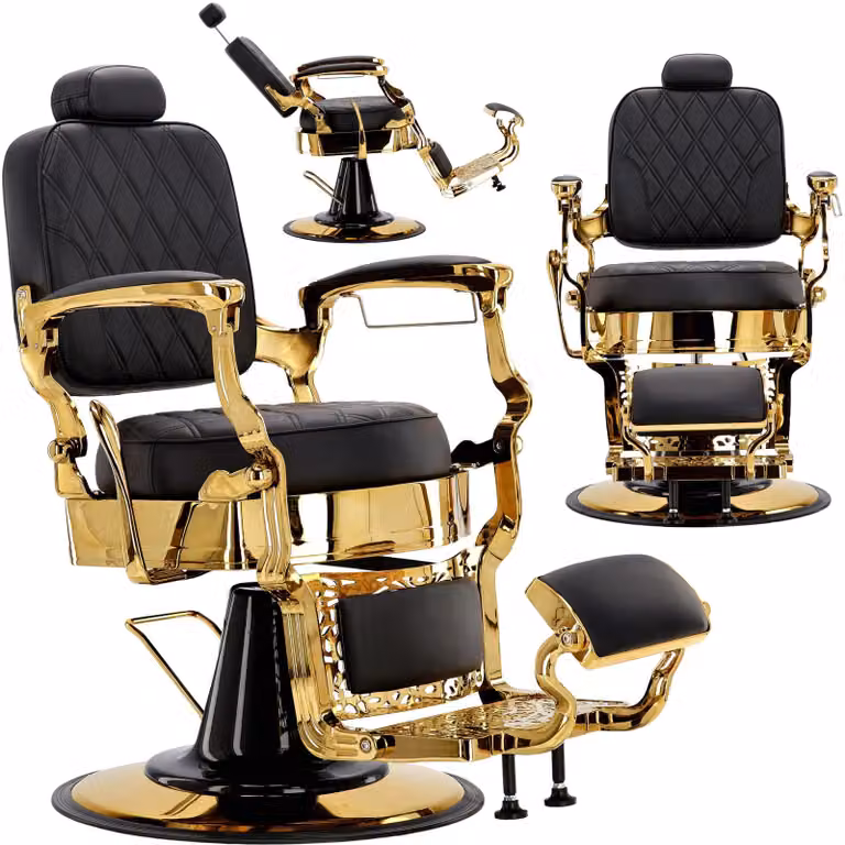 Poltrona da barbiere parrucchiere idraulica girevole per il salone barbiere barber shop Gaius Barberking