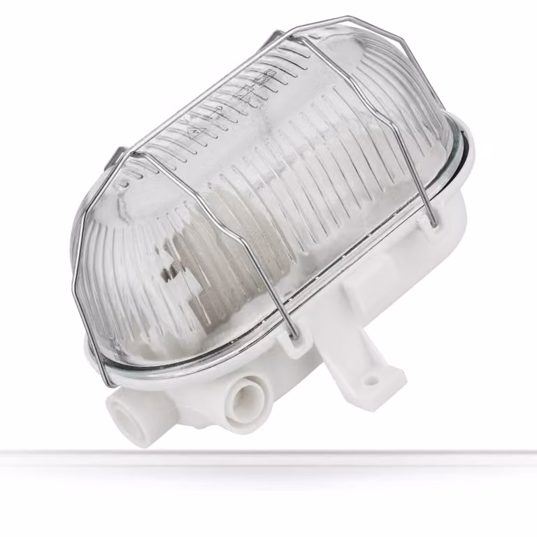 Luce per cantina IP54 E27 I 180mm bianco