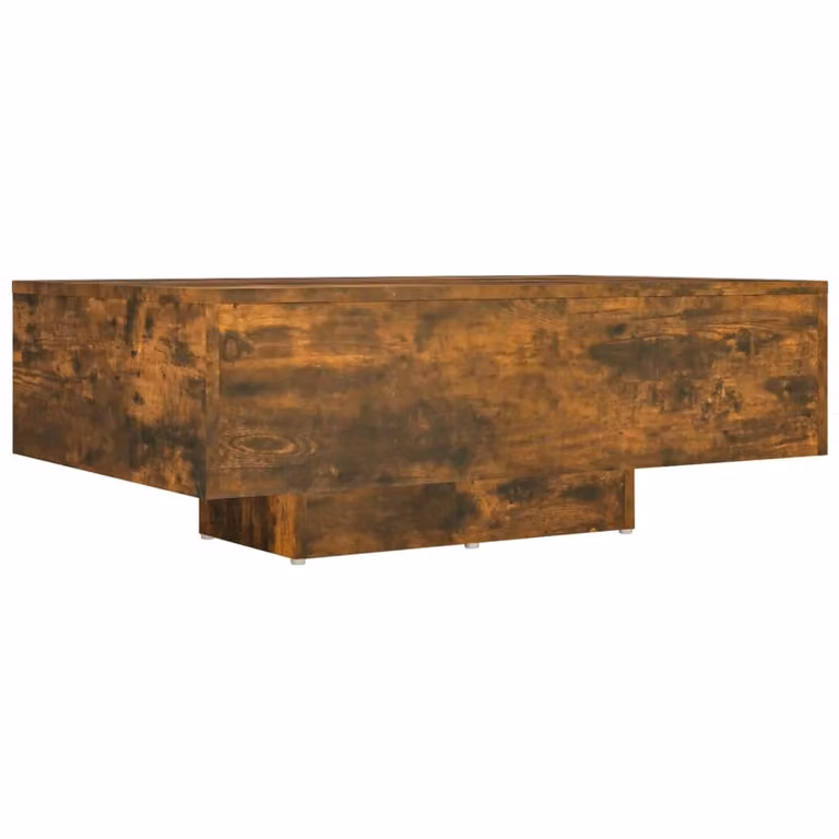 Tavolino da Salotto Rovere Fumo 85x55x31cm in Legno Multistrato
