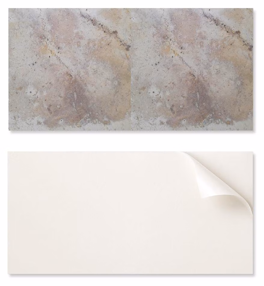 Carta adesiva decorativa in vinile, motivo fantasia, per la camera da letto, dimensioni 120 x 60 cm, effetto pietra naturale
