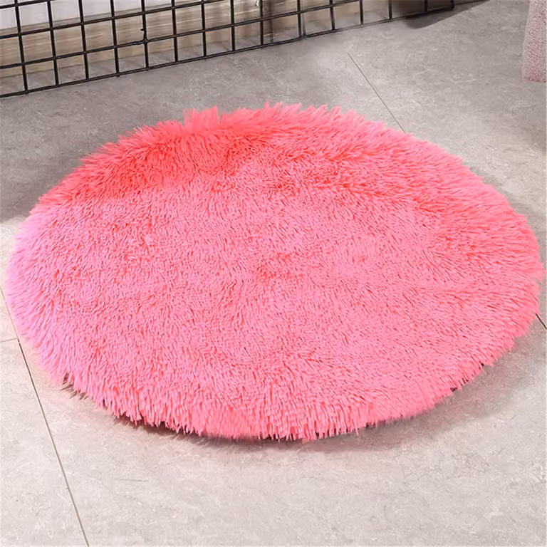 Tappetino per cani, cuccia per animali domestici, in peluche, lavabile, 100 cm, color rosa