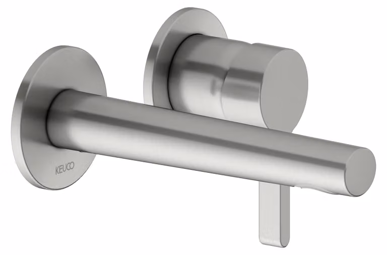 KEUCO EDITION 400 Mitigeur monocommandé pour lavabo, encastré, avec limiteur de température, saillie 165mm, 51516060201, 51516060201