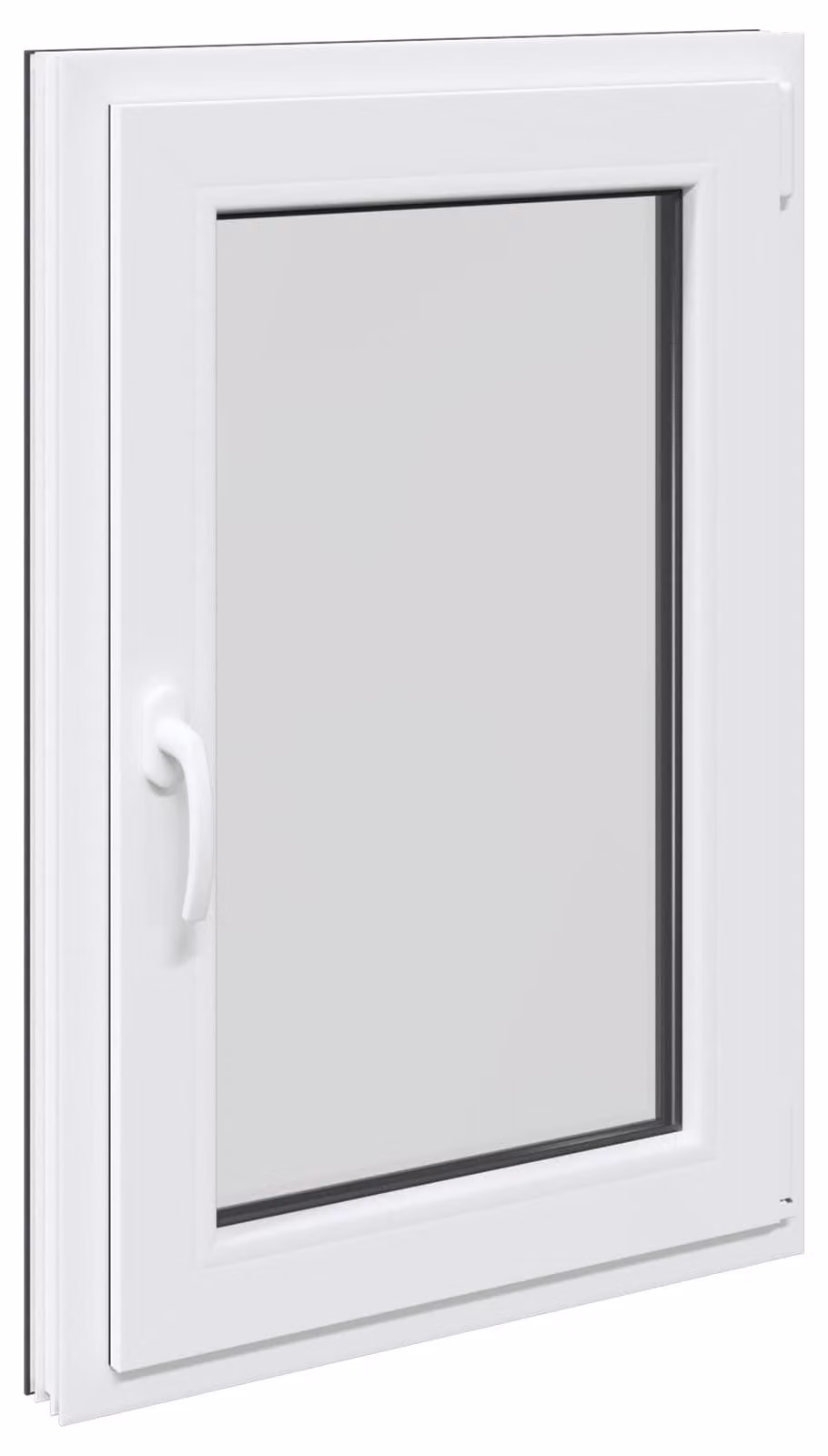 Finestra per Soffitta RISOR 60 x 80 cm PVC e Vetro Antracite