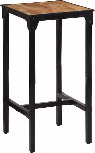 Tavolo da Bar 60x55x107 cm in Legno Grezzo Massello di Mango 358939