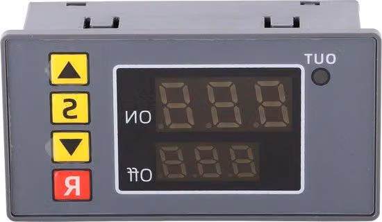 Modulo di commutazione digitale con timer di ritardo ON-OFF e display LCD (110-220 V)