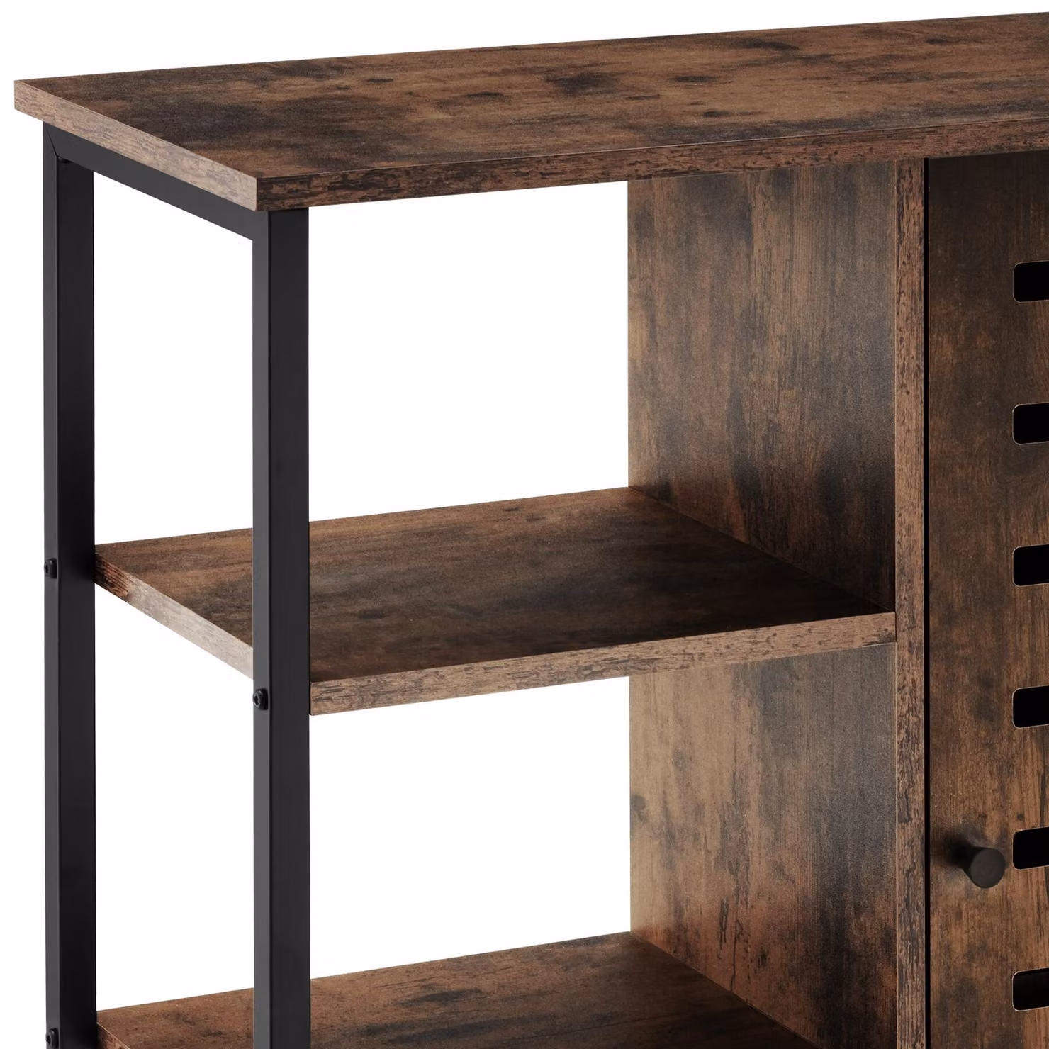 Credenza in stile industriale TecTake GmbH colore marrone con finitura opaca L/P/H: 71 x 32 x 82 cm – 1