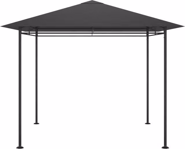 Gazebo | Pergolato 3x3x2,7 m Antracite 180 g/m2