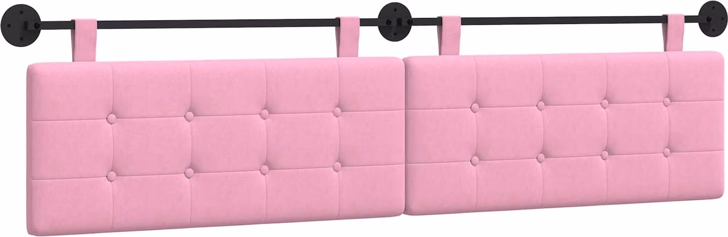 Testiera sospesa Rosa Tessuto