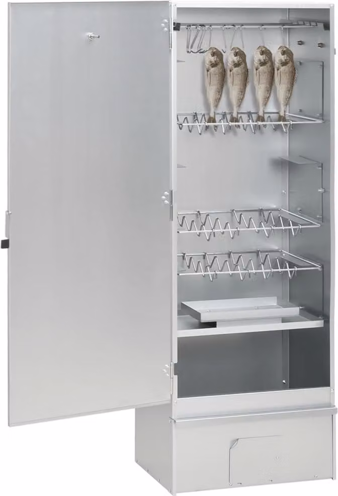 Forno Affumicatore BBQ Generatore Fumo Freddo Acciaio Zincato