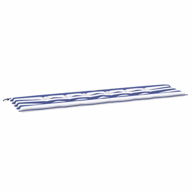 Cuscino per Panchina vidaXL in Tessuto Oxford Blu, Ergonomico e in Schiuma, L 180 x P 50 x H 3 cm