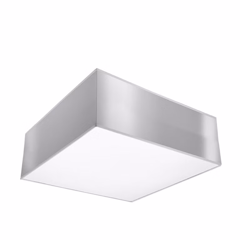 Lampada da soffitto HORUS grigio 1xE27 15W PVC 11x25x25cm Sollux Lighting