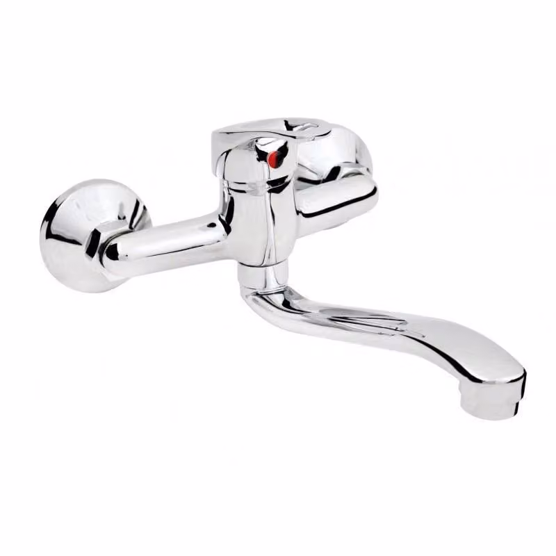 Miscelatori monocomando per lavabo vasca doccia cucina bidet lavello ST  - Miscelatore da parete per cucina