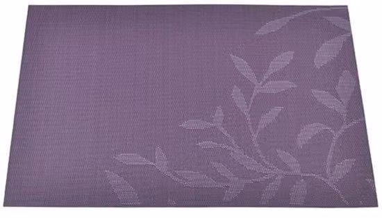 Set di 6 sottopiatti in PVC - Resistenti al calore - Antiscivolo - Facili da pulire - Diametro 38 cm