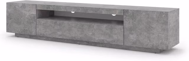 Mobile TV STAND AURA Bim Furniture color Cemento, L 200 cm, P 42 cm, H 37 cm