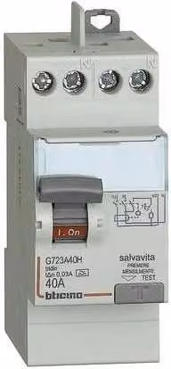 Interruttore Differenziale Salvavita RCD BTicino 2P Bianco