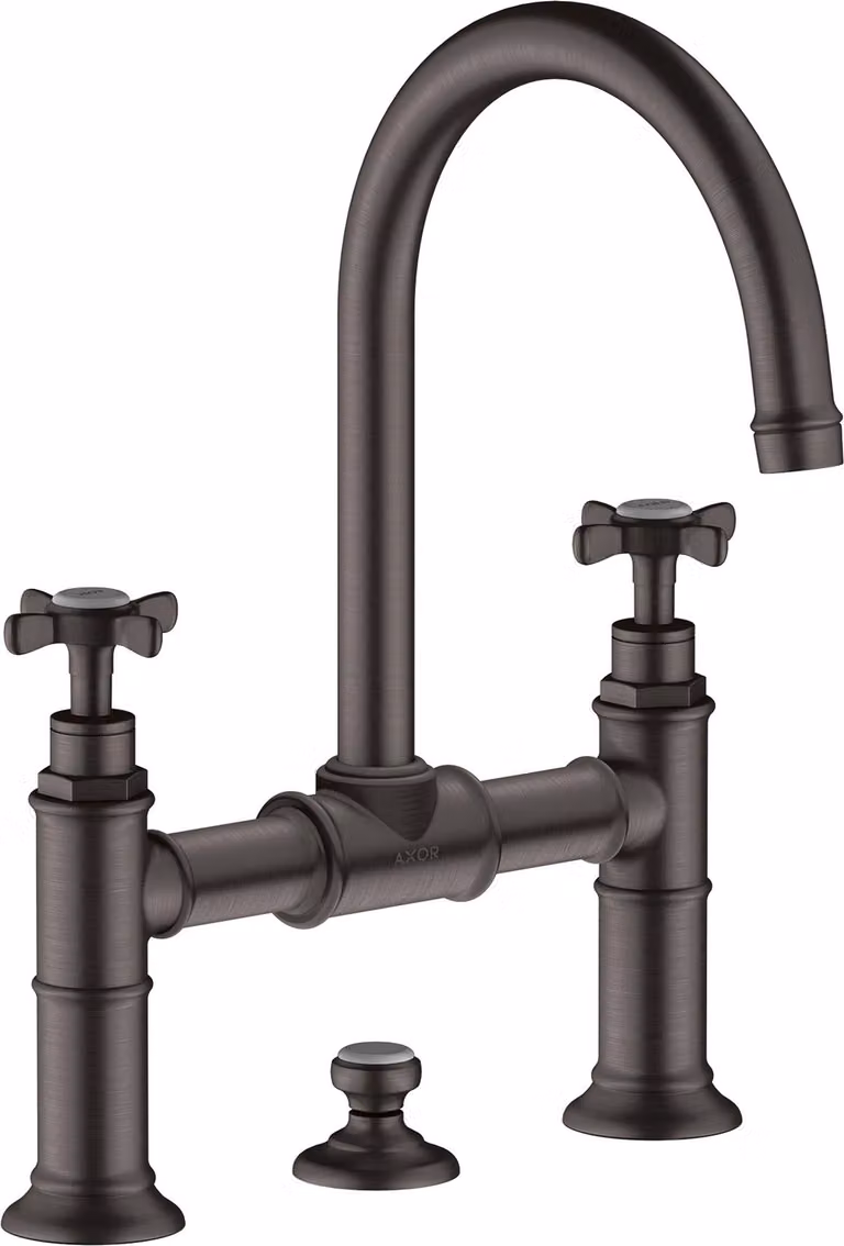 hansgrohe AXOR Montreux mitigeur lavabo 2 poignées 220, vidage escamotable, 16510340, 16510340