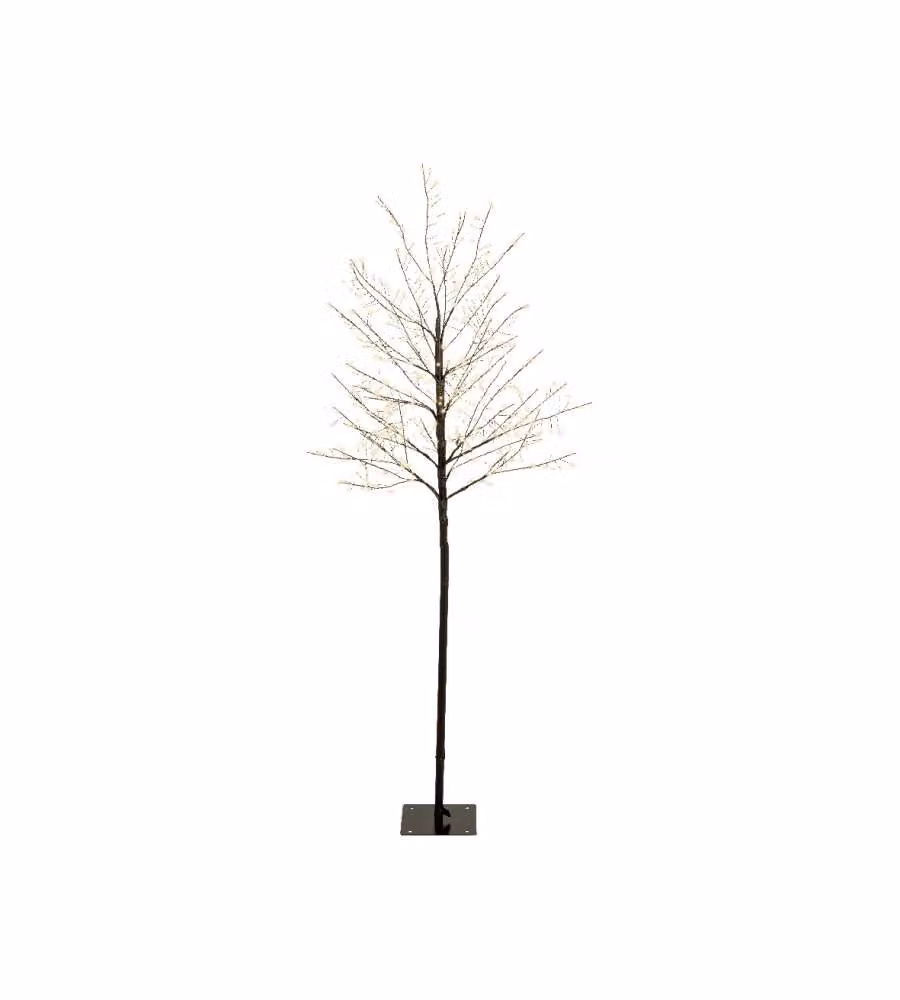 Lumineo LED Albero Nero - Eleganza per le Feste - 60x150 cm