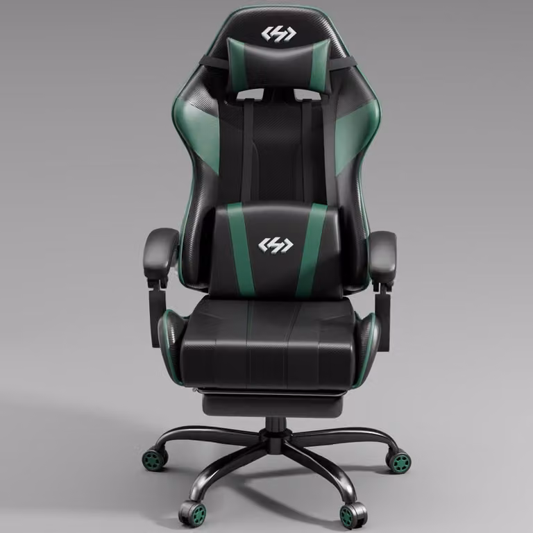 Sedia da gaming - Sedia da ufficio - Sedia per computer - Sedia da lavoro - Poltrona per area giochi - Schienale regolabile