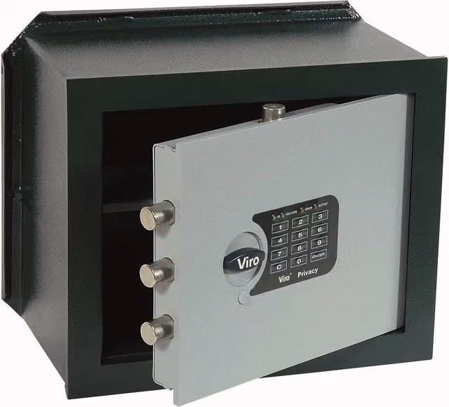 Cassaforte elettronica Viro Art.1.4375.20 in acciaio grigio L: 41 cm, P: 20 cm, H: 29 cm