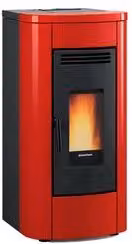 Stufa a pellet Extraflame AD EVO 8kW colore rosso in metallo