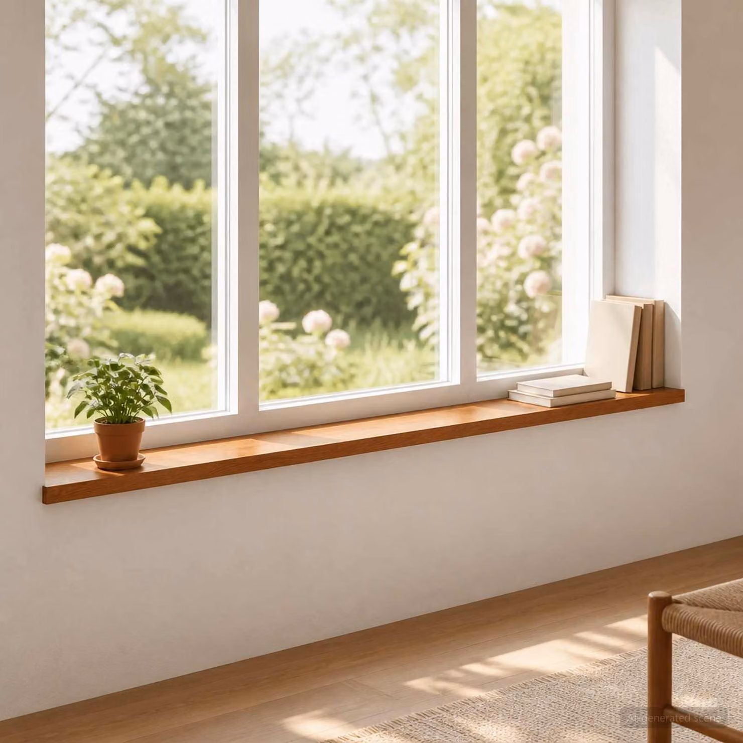 Set di 2 soglie per finestre vidaXL in pietra naturale, colore marrone, L: 120 cm, P: 15 cm, H: 2 cm