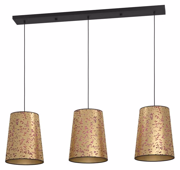 Grande lampada a sospensione Castuera con più colori