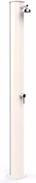 Doccia Solare da Giardino 40L Miscelatore Arkema Big Jolly Bianco Crema