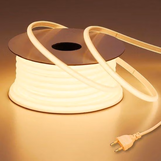 Strisce LED impermeabili da 220 V, lunghezza 20 m, con 800 lm/m di luce bianca, per applicazioni interne ed esterne