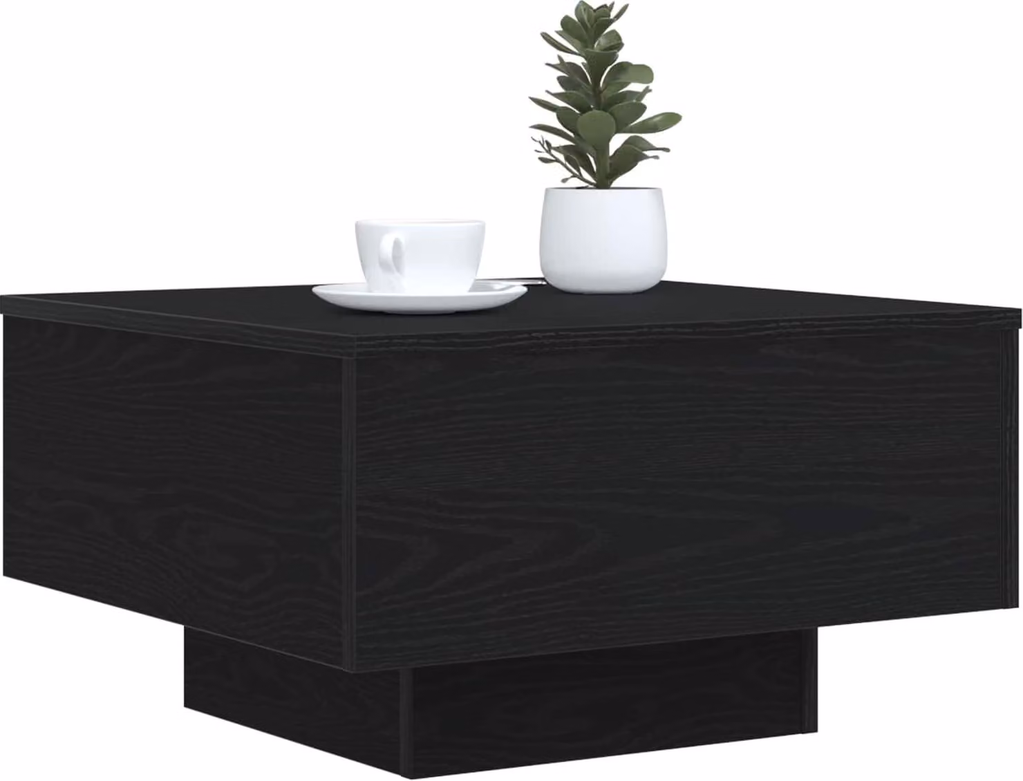 Tavolino da salotto Rovere Nero 55 x 55 x 31 cm