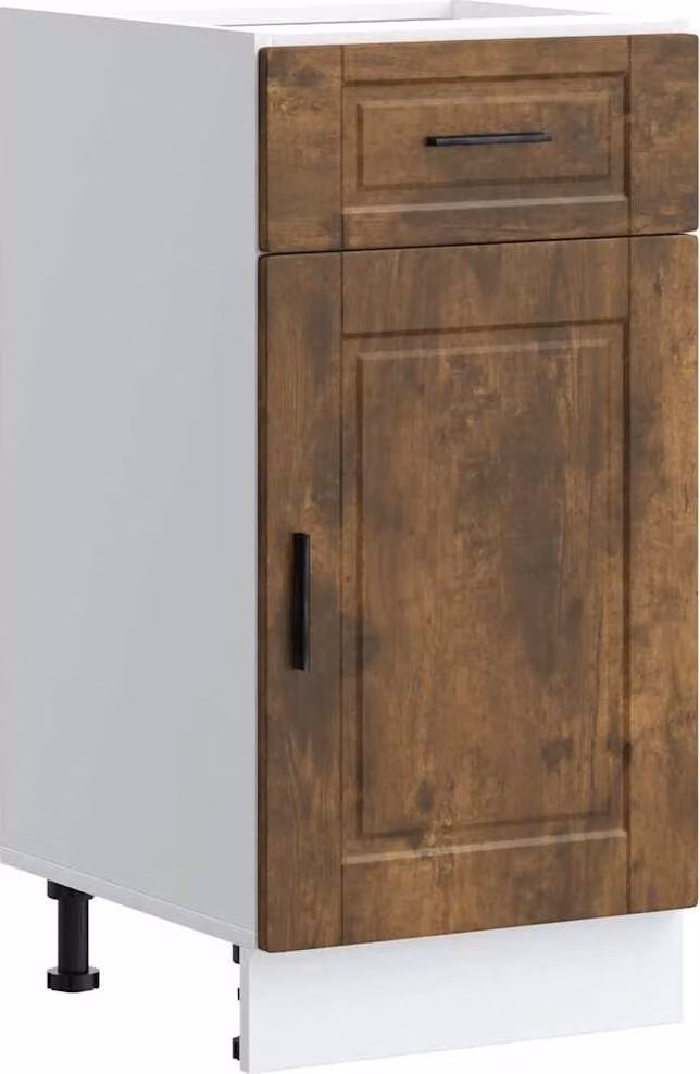 Base da Cucina Porto Rovere Fumo in Legno Multistrato