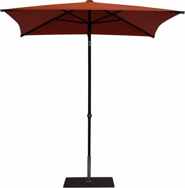 Ombrellone da Giardino 2x2 m Palo Ø38 mm in Alluminio Tessuto Olefin Trend Terracotta