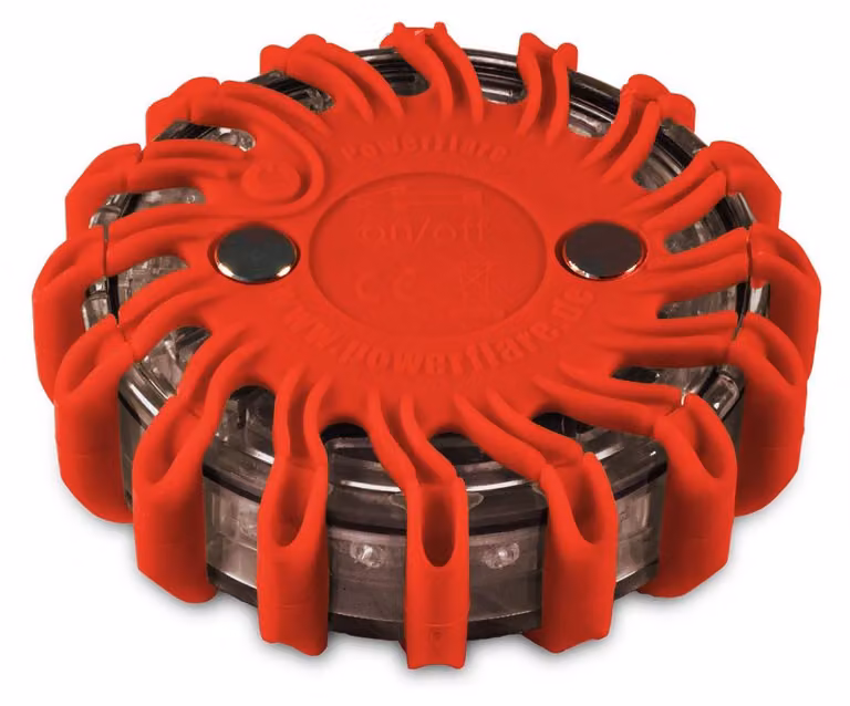 Segnalazione a LED: batteria scarica (luce rossa)