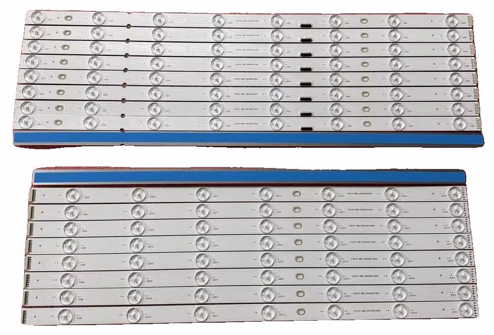 Striscia LED, lunghezza 1080 mm, tensione 3V, durata media 100.000 ore, flusso luminoso 60, compatibile con diversi modelli di televisore
