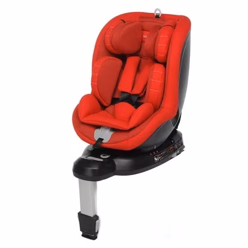 Seggiolino auto Foppapedretti LOGIK I-Size girevole e reclinabile rosso per altezza 40-105 cm con sistema Isofix – 2