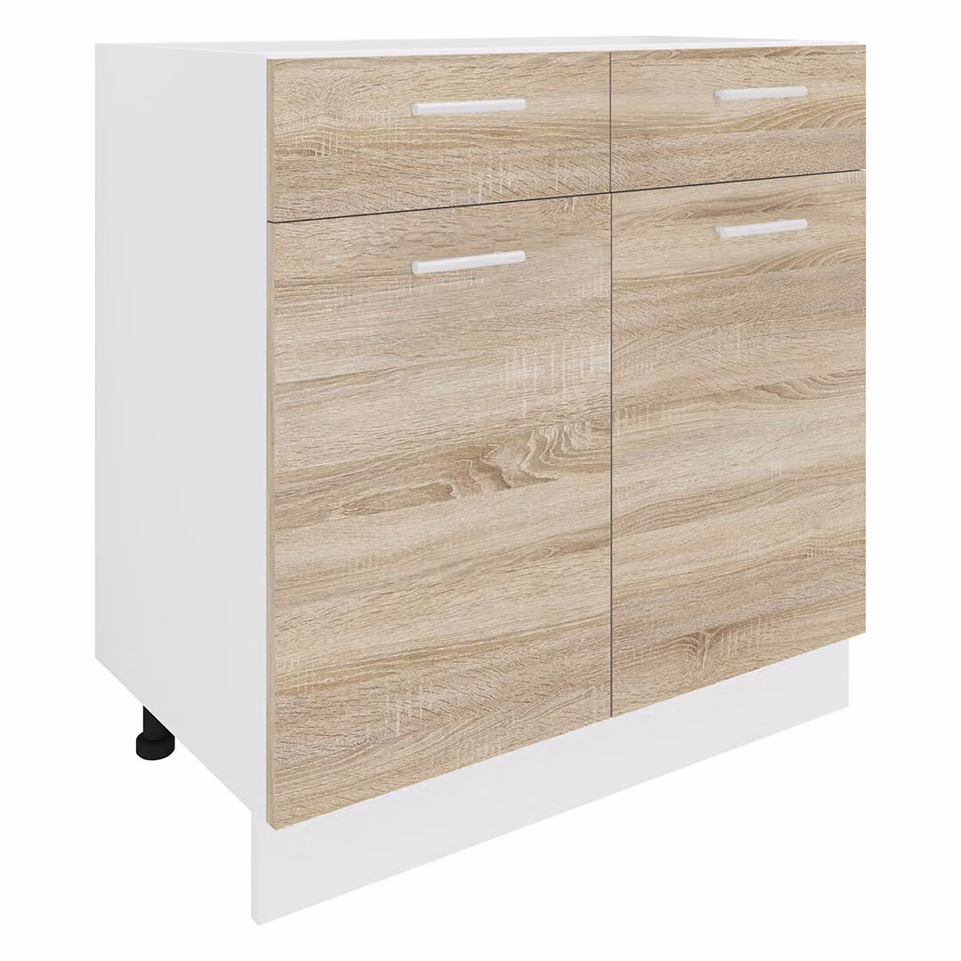 Armadio da cucina | Dimensioni ca. H. 82 x W. 80 x. T. 46 cm | Armadio con cassetto | Mobili da cucina – Esilo