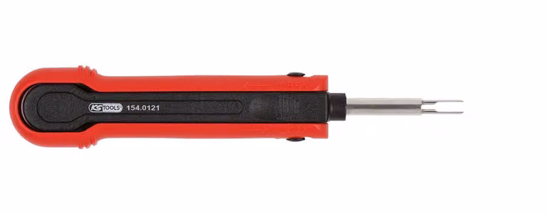 KS Tools Attrezzo di sblocco per terminali a lama/prese piatte 2,8 mm (AMP Tyco MCP)