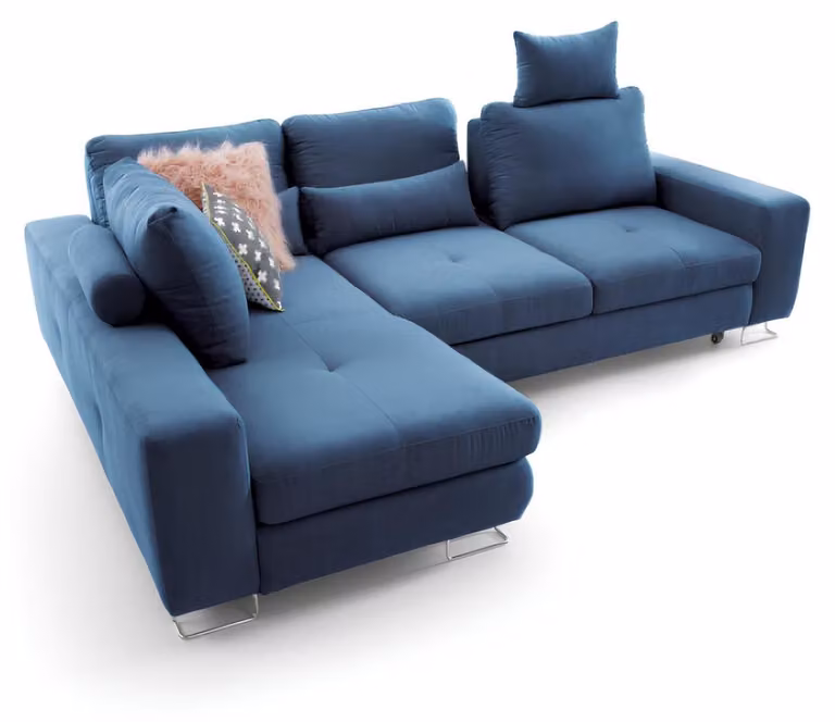 Schlafsofa Ecksofa Sofa Polster Wohnzimmer Textl Sitz Garnitur Funktions Couch
