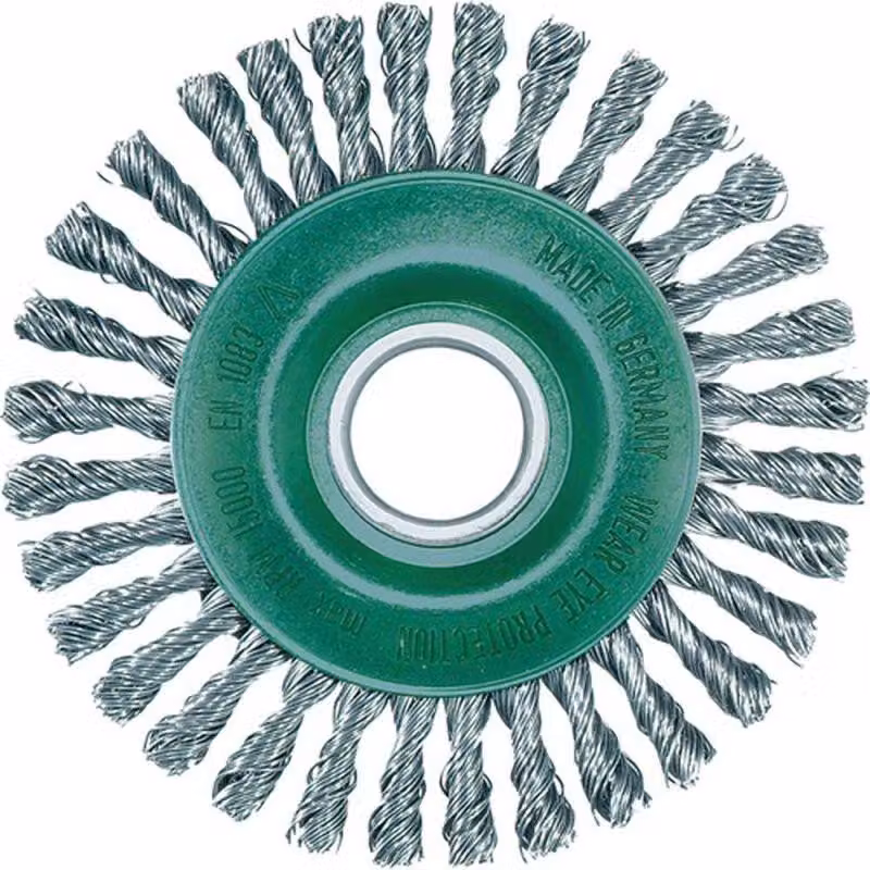 Spazzola rotonda Lessmann Ø115 mm VA 15.000 min-¹ - 472801EZ