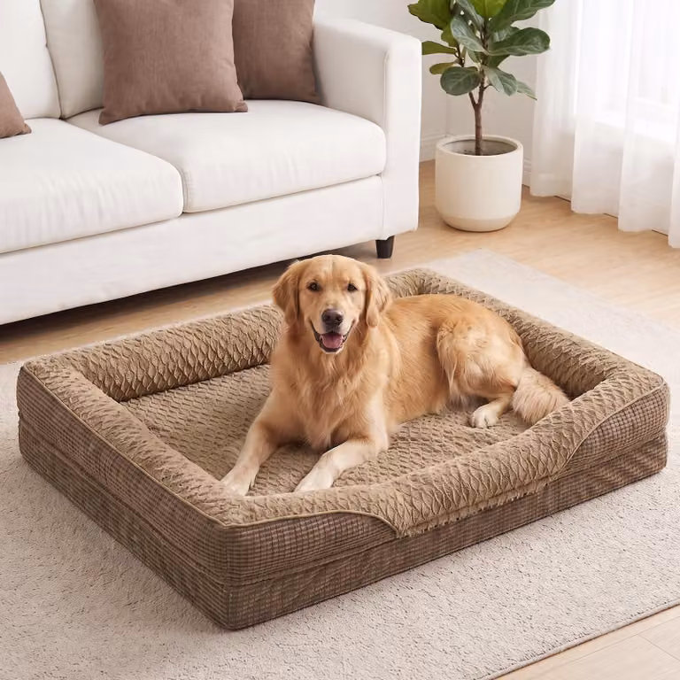 Letto ortopedico per cani di grossa taglia, in memory foam