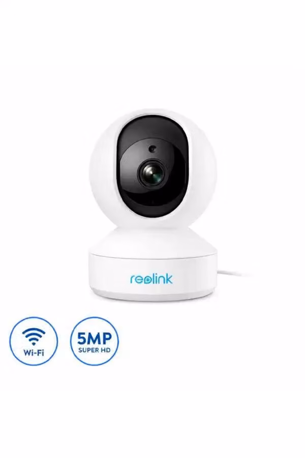 Reolink E330 (E1 Pro) Telecamera IP WiFi PTZ 5MP, Auto Tracking, Rilevamento AI, WiFi Dual Band, Audio Bidirezionale, microSD fino a 512 GB