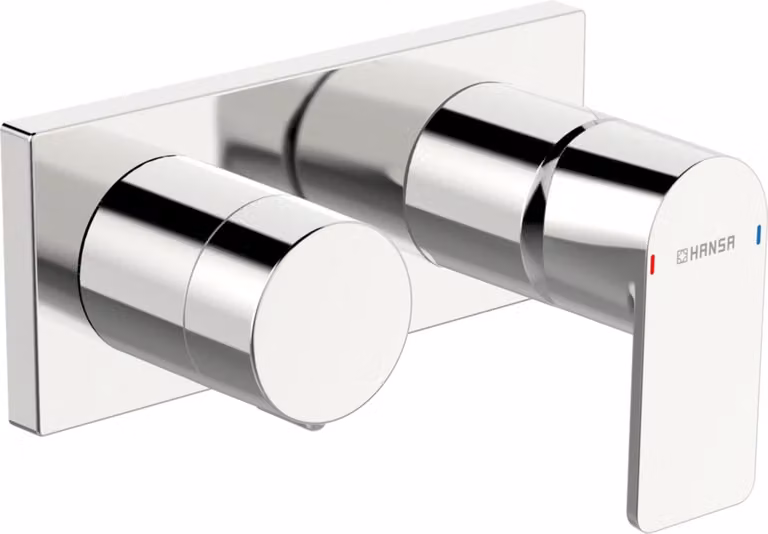 HANSA HANSASTELA Set de montage final pour baignoire/douche, chrome, 44579573, 44579573