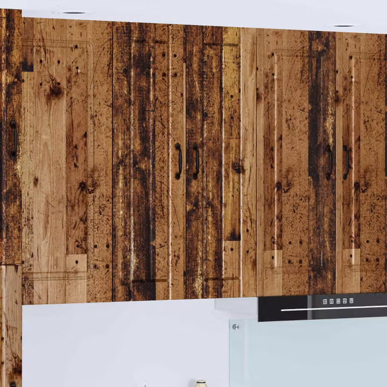 Armadietto a muro da cucina vidaXL LUCCA in legno marrone, L: 60 cm, P: 31 cm, H: 100 cm