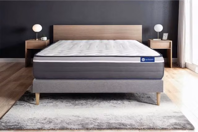 Kit rete e materasso Actiflex plus 120x210cm - Spessore : 26cm - Molle insacchettate e memory foam- molto rigido