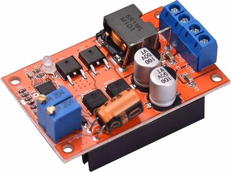 Modulo di regolatore del pannello solare MPPT 5A Regolatore del pannello di carica solare Batteria di carica del bordo del PWB Semplice regolatore di carica MPPT per il piccolo sistema