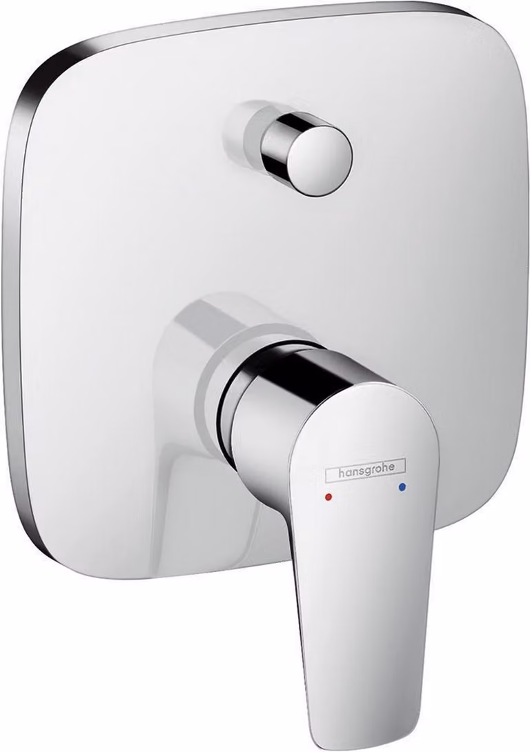 hansgrohe Talis E mitigeur monocommande de bain encastré, combinaison de sécurité, 71474000, 71474000