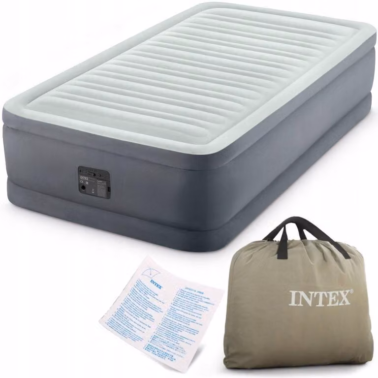 Letto Gonfiabile Intex 64902 Premaire I Twin 191x99x46 Cm - 191 cm